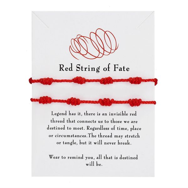 2pcs 7 knots red strands black string bracelet for woman men lucky amulet handmade rope bracelets friendship couple wristband jewelry
2pcs 7 knots red strands black string bracelet for woman men lucky amulet handmade rope bracelets friendship couple wristband jewelry