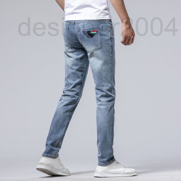men's jeans designer 2022 spring and summer men's fashion brand printed embroidered legged jeans european goods versatile light ex, Blue
men's jeans designer 2022 spring and summer men's fashion brand printed embroidered legged jeans european goods versatile light ex, Blue