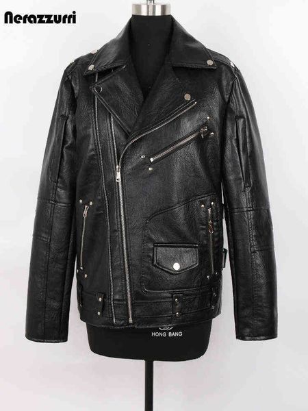 nerazzurri spring autumn vintage cool black faux leather biker jacket men zipper plus size designer clothes 4xl 5xl t220810
nerazzurri spring autumn vintage cool black faux leather biker jacket men zipper plus size designer clothes 4xl 5xl t220810