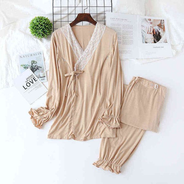 fdfklak modal maternity nursing nightwear sets autumn new breastfeeding pyjamas for pregnant women pregnancy nightwear j220813, White
fdfklak modal maternity nursing nightwear sets autumn new breastfeeding pyjamas for pregnant women pregnancy nightwear j220813, White