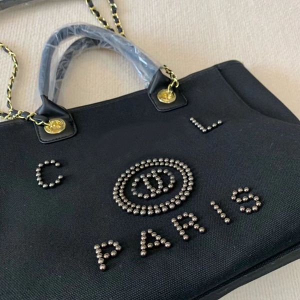 luxury women's fashion handbags evening bags brand ch pearl tote canvas beach bag female portable large capacity big handbag designers
luxury women's fashion handbags evening bags brand ch pearl tote canvas beach bag female portable large capacity big handbag designers