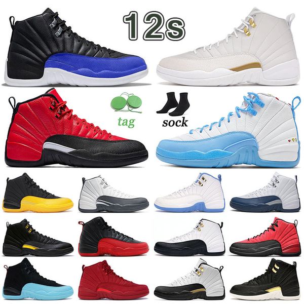 original 12s mens basdketball shoes jumpman 12 reverse flu game blue university gold yellow purple stealth dark grey unc black taxi the mast
original 12s mens basdketball shoes jumpman 12 reverse flu game blue university gold yellow purple stealth dark grey unc black taxi the mast