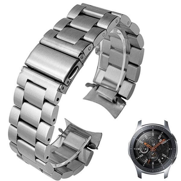 hq stainless steel watchband for samsung galaxy watch s3 46mm sm-r800 sports band curved end strap wrist bracelet silver black 220819, Black;brown
hq stainless steel watchband for samsung galaxy watch s3 46mm sm-r800 sports band curved end strap wrist bracelet silver black 220819, Black;brown