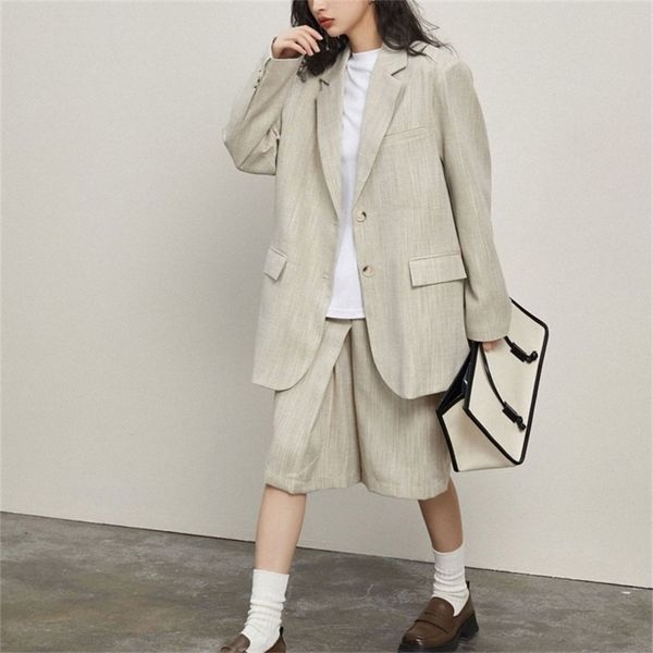 spring summer women s casual solid color single breasted pocket decorative big loose oversized jacket 220819, Black;brown
spring summer women s casual solid color single breasted pocket decorative big loose oversized jacket 220819, Black;brown