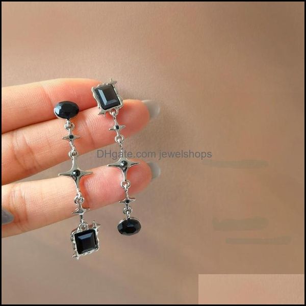 dangle chandelier sier needle women jewelry black glass earrings trend delicate asymmetrical for girl lady giftsdangle dr jewelshops dhesu, Silver
dangle chandelier sier needle women jewelry black glass earrings trend delicate asymmetrical for girl lady giftsdangle dr jewelshops dhesu, Silver