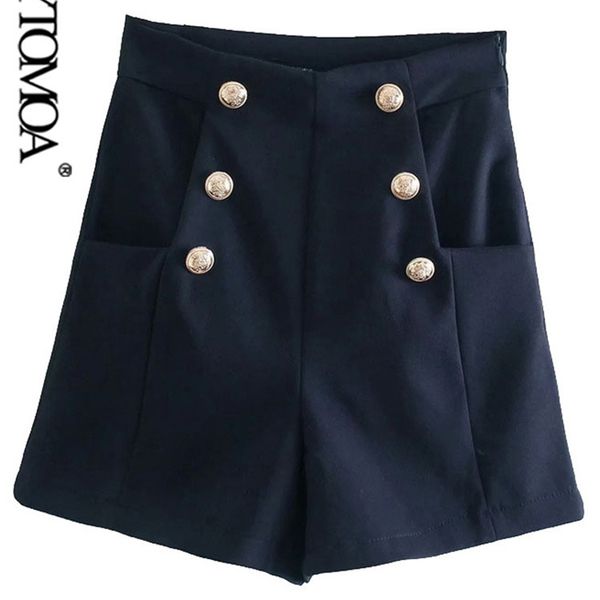 kpytomoa women chic fashion with metal buttoned bermuda shorts vintage high waist side zipper female short pants mujer 220317, White;black
kpytomoa women chic fashion with metal buttoned bermuda shorts vintage high waist side zipper female short pants mujer 220317, White;black