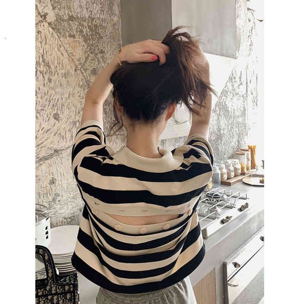 women's hoodies sweatshirts black and white stripe short sleeve t-shirt women's summer design sense niche polo collar high waist c
women's hoodies sweatshirts black and white stripe short sleeve t-shirt women's summer design sense niche polo collar high waist c