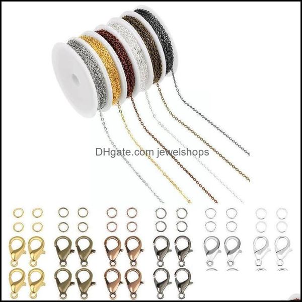 chains fashion 6 colors diy accessories open jump rings women chain lobster link clasps keychains jewelry pendant charm ne jewelshops dhfrg, Silver
chains fashion 6 colors diy accessories open jump rings women chain lobster link clasps keychains jewelry pendant charm ne jewelshops dhfrg, Silver
