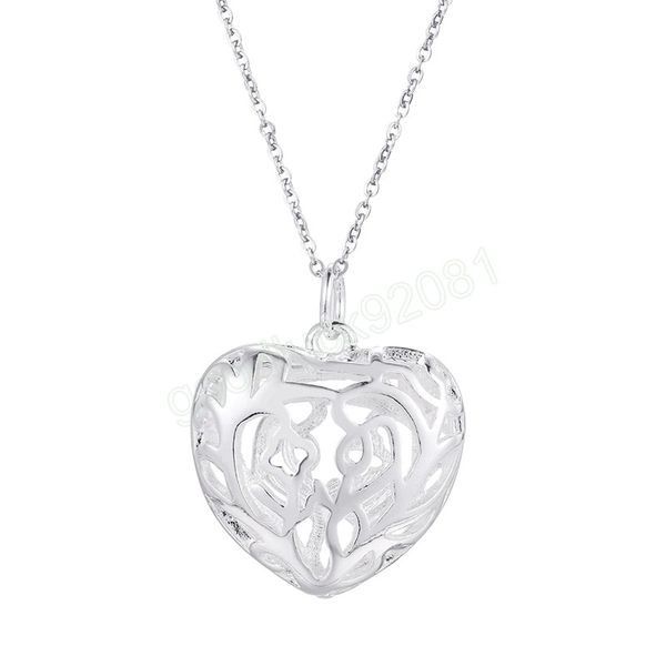 925 sterling silver hollow pattern heart pendant necklace for women fashion wedding party charm jewelry
925 sterling silver hollow pattern heart pendant necklace for women fashion wedding party charm jewelry