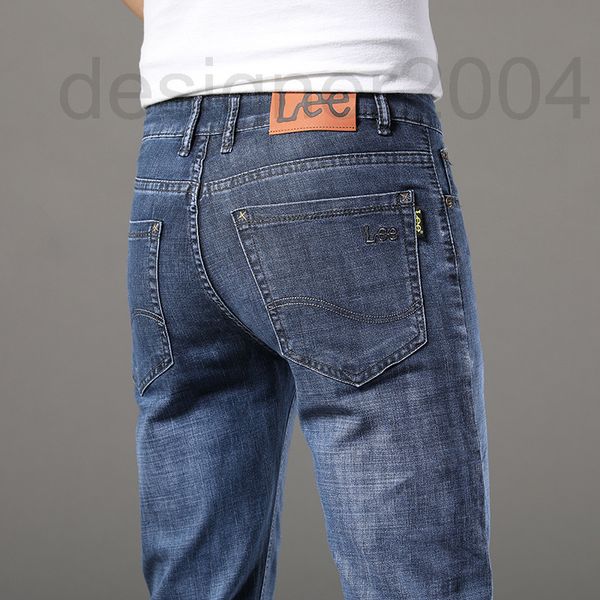 men's jeans designer hong kong brand jeans men's summer thin slim small straight tube elastic middle waist youth leisure products, Blue
men's jeans designer hong kong brand jeans men's summer thin slim small straight tube elastic middle waist youth leisure products, Blue
