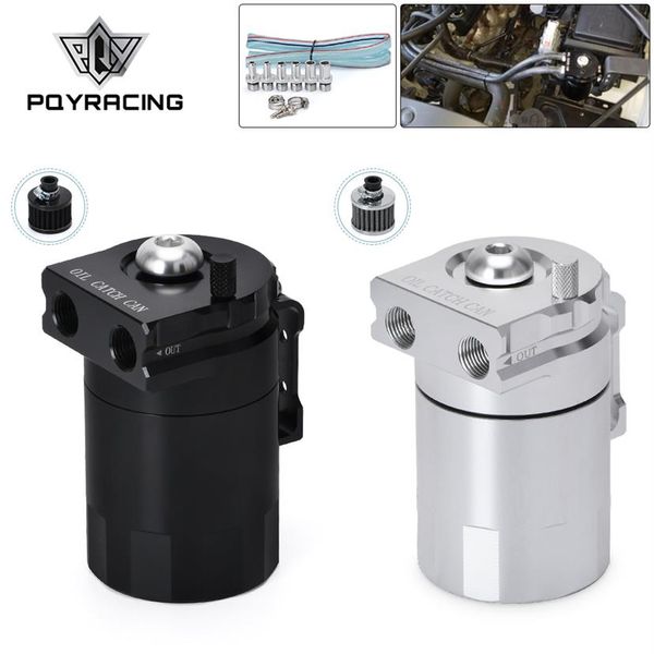 baffled aluminum oil catch can reservoir tank oil tank with filter universal black silver pqy-tk64269n
baffled aluminum oil catch can reservoir tank oil tank with filter universal black silver pqy-tk64269n
