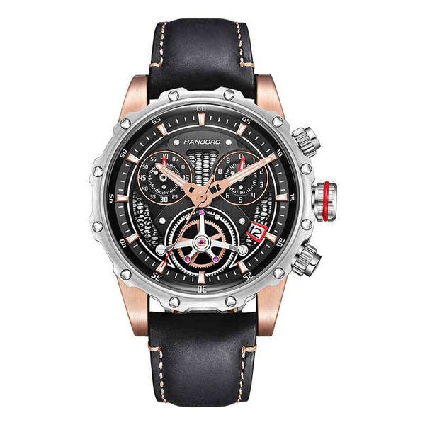 hanboro men chronograph watch sport watches waterproof luminous fashion brand quartz man clock leather band relogio masculino, Slivery;brown
hanboro men chronograph watch sport watches waterproof luminous fashion brand quartz man clock leather band relogio masculino, Slivery;brown