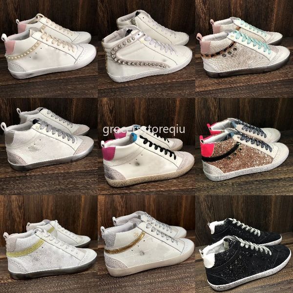 designer brand sneaker mid star women shoes leopard print pink-gold glitter classic white do-old dirty designer high style shoe, Black
designer brand sneaker mid star women shoes leopard print pink-gold glitter classic white do-old dirty designer high style shoe, Black