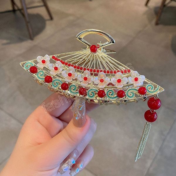 fashion chinese style clamps headwear grace ancient style hair clip classic sector tassel ponytail claw woman hair clip gifts, Slivery;golden
fashion chinese style clamps headwear grace ancient style hair clip classic sector tassel ponytail claw woman hair clip gifts, Slivery;golden