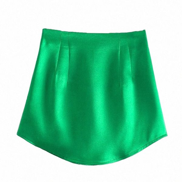 woman fashion chic green short skirt with elastic mid waist zipper solid color women summer chiffon skirts mujer f6sk#, Black
woman fashion chic green short skirt with elastic mid waist zipper solid color women summer chiffon skirts mujer f6sk#, Black