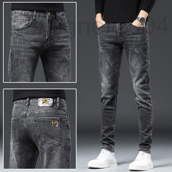 men's jeans designer high end men's jeans autumn and winter light luxury fashion elastic slim pants korean casual denim 2hej, Blue
men's jeans designer high end men's jeans autumn and winter light luxury fashion elastic slim pants korean casual denim 2hej, Blue