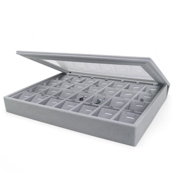 gray velet fashion portable jewelry ring pendent display organizer box tray holder earring jewellery storage case showcase 220819, Black;white
gray velet fashion portable jewelry ring pendent display organizer box tray holder earring jewellery storage case showcase 220819, Black;white