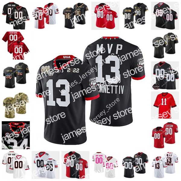 

22 brock bowers jerseys uga stitched college football jersey 95 devonte wyatt 9 justin robinson 29 chriser smith 97 warren brinson 86 john, Black