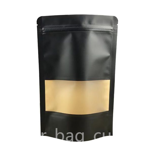 matte black kraft bag smell proof stand up pouch window 3.9"x5.9" odorless zipper lock reclosable doypack for food storage wholesa
matte black kraft bag smell proof stand up pouch window 3.9"x5.9" odorless zipper lock reclosable doypack for food storage wholesa