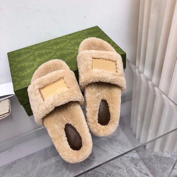 ladies slide designer fashion women wool slippers warm comfort sandals shoes autumn winter slides scuffs sneakers 35-41, Black
ladies slide designer fashion women wool slippers warm comfort sandals shoes autumn winter slides scuffs sneakers 35-41, Black