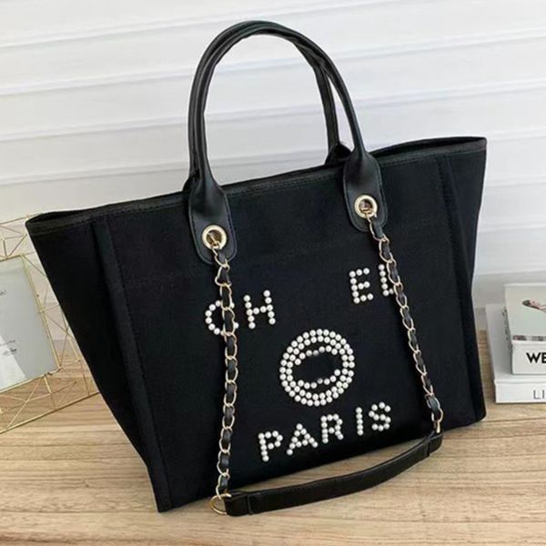 luxury fashion women's evening bags brand ch handbags pearl tote canvas beach bag designers female portable shoulder large capacity big, Black;red
luxury fashion women's evening bags brand ch handbags pearl tote canvas beach bag designers female portable shoulder large capacity big, Black;red