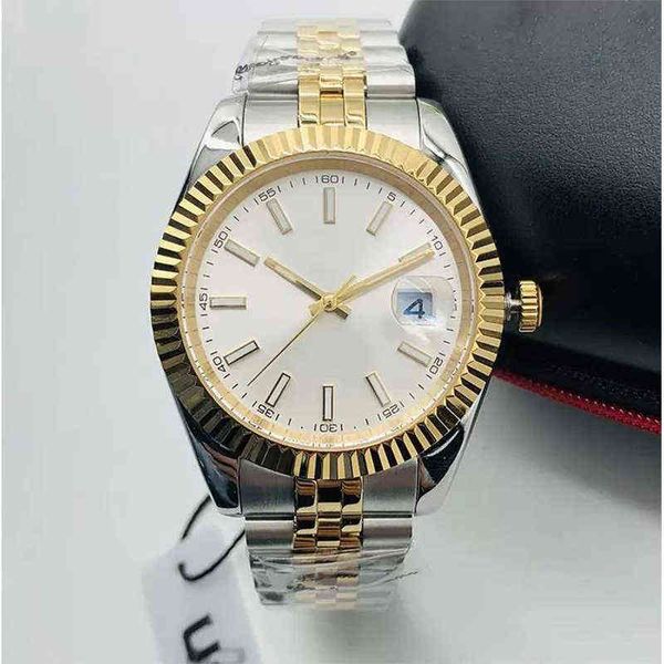huiya06 watchs 41mm automatic watches luxury watch christmas sapphire glass mirror all stainless steel folding strap super luminous watch, Slivery;brown
huiya06 watchs 41mm automatic watches luxury watch christmas sapphire glass mirror all stainless steel folding strap super luminous watch, Slivery;brown