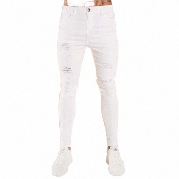 men's jeans mens hip hop white moto skinny ripped pure color elastic denim pants male casual waistline jogging pencil pantsmen's w, Blue
men's jeans mens hip hop white moto skinny ripped pure color elastic denim pants male casual waistline jogging pencil pantsmen's w, Blue