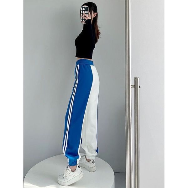 women's pants capris mingliusili stripe splice sweatpants women spring jo 220823, Black;white
women's pants capris mingliusili stripe splice sweatpants women spring jo 220823, Black;white