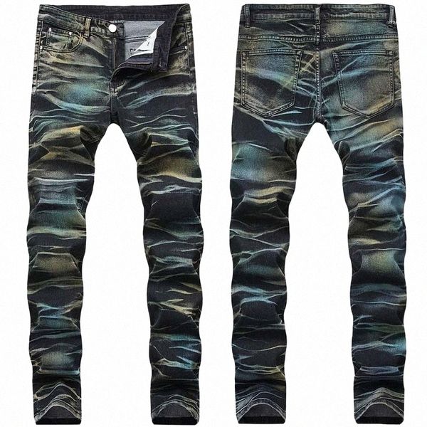 men's jeans kiovno fashion men painted denim trousers multi color sretch printed pants for male size 29-421 z9xd#, Blue
men's jeans kiovno fashion men painted denim trousers multi color sretch printed pants for male size 29-421 z9xd#, Blue