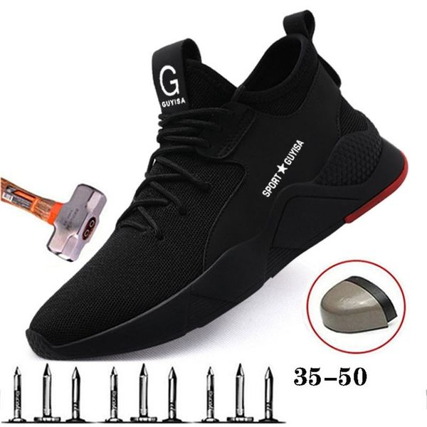 breathable mesh safety shoes men's comfortable sports shoes indestructible work boots anti-drill steel toe tennis shoes 201019, Black;brown
breathable mesh safety shoes men's comfortable sports shoes indestructible work boots anti-drill steel toe tennis shoes 201019, Black;brown