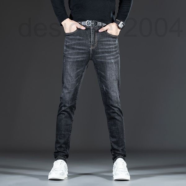 men's jeans designer autumn and winter new men's jeans clothing embroidery casual elastic small straight simple brand black pants, Blue
men's jeans designer autumn and winter new men's jeans clothing embroidery casual elastic small straight simple brand black pants, Blue