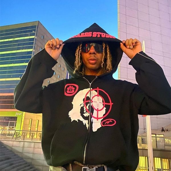 letter foam pattern oversized hoodie mens high street retro jacket casual trend longsleeved loose retro zipper hoodie men 220819, Black
letter foam pattern oversized hoodie mens high street retro jacket casual trend longsleeved loose retro zipper hoodie men 220819, Black