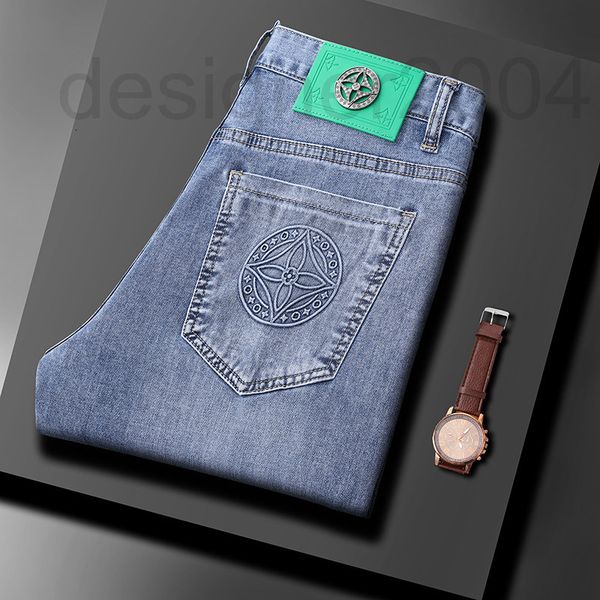 men's jeans designer 2022 new jeans men's light luxury fashion versatile slim fit pants elastic casual european qm5l, Blue
men's jeans designer 2022 new jeans men's light luxury fashion versatile slim fit pants elastic casual european qm5l, Blue