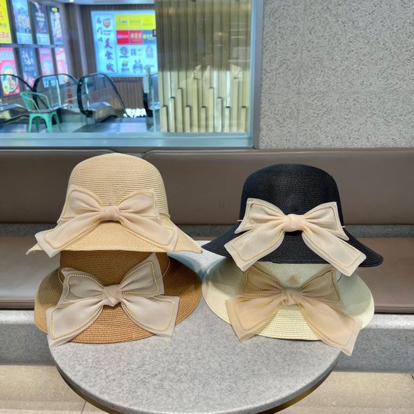 luxury brand bow design straw hat beach wind simple wind out of the street wild and generous., Blue;gray
luxury brand bow design straw hat beach wind simple wind out of the street wild and generous., Blue;gray