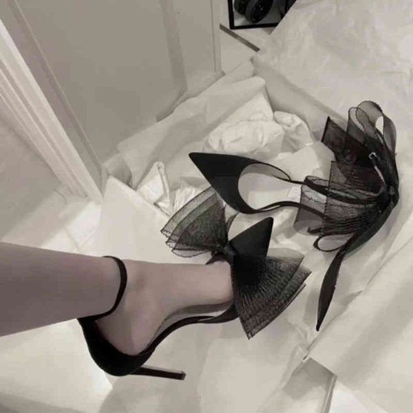 style sandals spring recommended bow high heels thin heel shallow mouth asymmetric pointed sandals for women hdt9, Black
style sandals spring recommended bow high heels thin heel shallow mouth asymmetric pointed sandals for women hdt9, Black