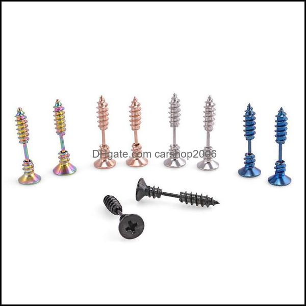 stud stainless steel jlry punk style ear jewelry rock gothic women mens piercing earrings drop delivery 2021 carshop2006 dh4pe, Golden;silver
stud stainless steel jlry punk style ear jewelry rock gothic women mens piercing earrings drop delivery 2021 carshop2006 dh4pe, Golden;silver