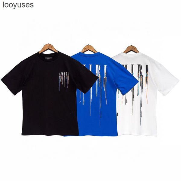 tshirt designer amirs t shirt 2022 early mens spring paint drip core round neck t-shirt high street loose short sleeve, White;black
tshirt designer amirs t shirt 2022 early mens spring paint drip core round neck t-shirt high street loose short sleeve, White;black