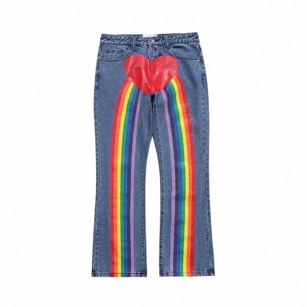 men's jeans rainbow printing streetwear baggy pants 2022 men clothing black graphic patchwork jean pantalones hombre wide leg y2k pant, Blue
men's jeans rainbow printing streetwear baggy pants 2022 men clothing black graphic patchwork jean pantalones hombre wide leg y2k pant, Blue