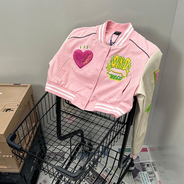 women's short jacket spring autumn american cartoon y2k coat long sleeve retro locomotive chic clothing streetwear 220819, Black;brown
women's short jacket spring autumn american cartoon y2k coat long sleeve retro locomotive chic clothing streetwear 220819, Black;brown