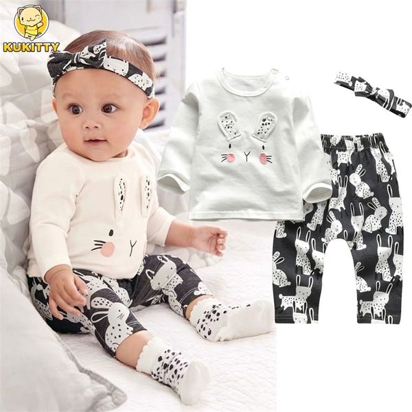 3pcs born baby girl clothes set cartoon rabbit pattern long sleeve t-shirtcasual pantsheadband infant clothing outfits 220322, White
3pcs born baby girl clothes set cartoon rabbit pattern long sleeve t-shirtcasual pantsheadband infant clothing outfits 220322, White