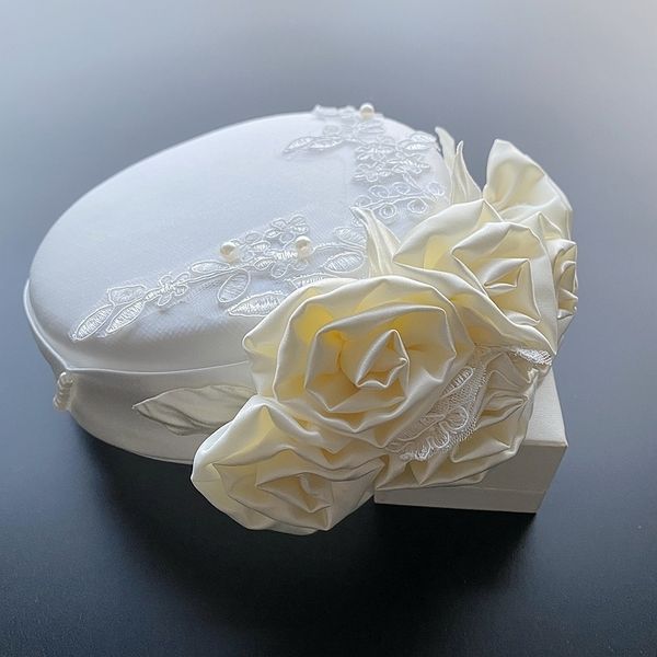 bride wedding white fedora hat bridal fascinators lady pillbox cap with flower woman church beret cocktail banquet headpiece 220819, Blue;gray
bride wedding white fedora hat bridal fascinators lady pillbox cap with flower woman church beret cocktail banquet headpiece 220819, Blue;gray