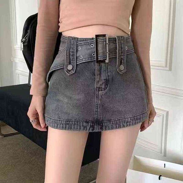 sweet and spicy dark blue high-waisted skirt pants women's slim fit and slimming denim bag hip skirt pure desire style ins trend t22081, Black
sweet and spicy dark blue high-waisted skirt pants women's slim fit and slimming denim bag hip skirt pure desire style ins trend t22081, Black