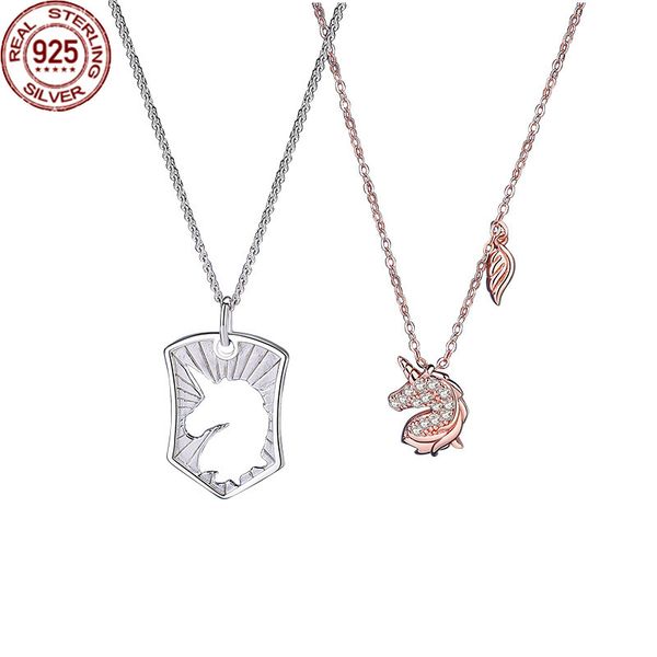 sterling silver unicorn couple necklace strands men and women a pair of creative korean version splicing pendant net red ins clavicle chain, Black
sterling silver unicorn couple necklace strands men and women a pair of creative korean version splicing pendant net red ins clavicle chain, Black