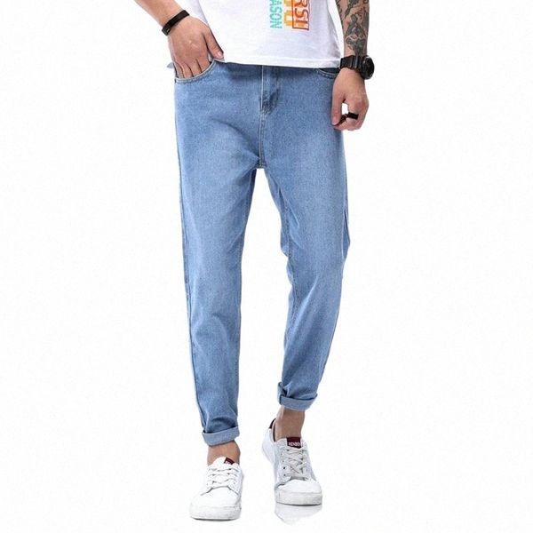 solid jeans men simple pencil pants cotton cargo pant male trousers youth full length casual chinese brand men's l7mb#, Blue
solid jeans men simple pencil pants cotton cargo pant male trousers youth full length casual chinese brand men's l7mb#, Blue