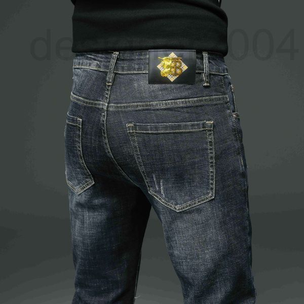 men's jeans designer european men's fashion high-end jeans slim fit elastic light luxury pants casual kfbp, Blue
men's jeans designer european men's fashion high-end jeans slim fit elastic light luxury pants casual kfbp, Blue