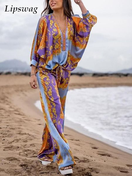 vintage beach ethnic print pant sets boho printed matching women casual long sleeve elastic waist trouser two piece set 220819, White
vintage beach ethnic print pant sets boho printed matching women casual long sleeve elastic waist trouser two piece set 220819, White