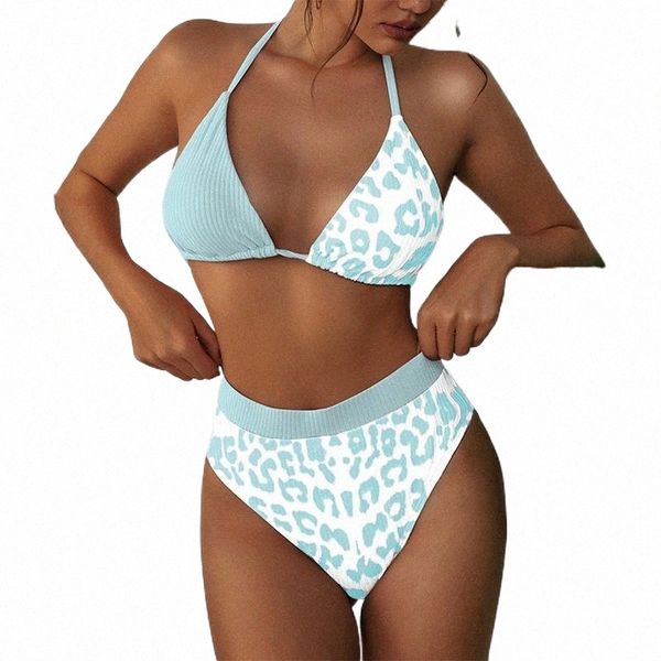 women's swimwear triangle swimsuit high waist bathing suit female swimming for women bather blue green leopard bikini plavky b7v1#, White;black
women's swimwear triangle swimsuit high waist bathing suit female swimming for women bather blue green leopard bikini plavky b7v1#, White;black