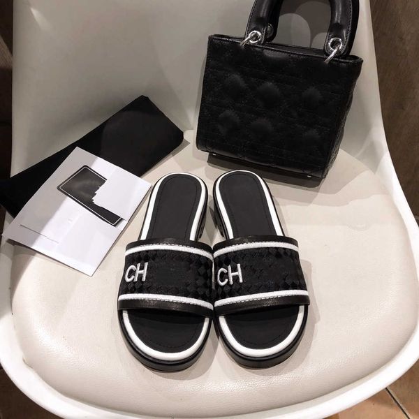 small fragrant designer women mules slipper sandal braided knit c letter indoor striped slippers summer ladies womens beach flat flip flops, Black
small fragrant designer women mules slipper sandal braided knit c letter indoor striped slippers summer ladies womens beach flat flip flops, Black