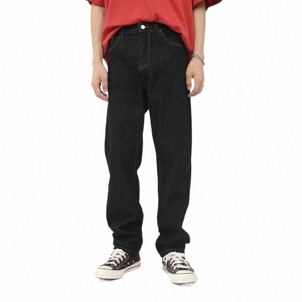 men's jeans black men loose casual vintage fashion streetwear trend straight denim pants male trousersmen's s8y4#, Blue
men's jeans black men loose casual vintage fashion streetwear trend straight denim pants male trousersmen's s8y4#, Blue