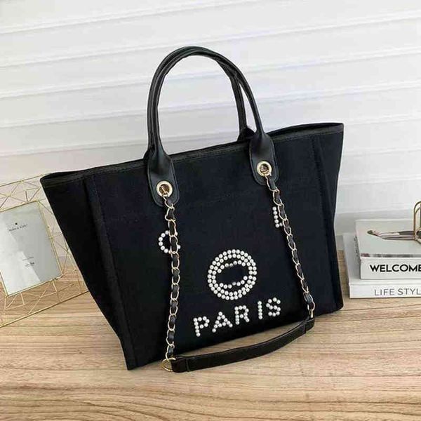 luxury women's fashion handbags pearl evening bags brand ch canvas beach bag designers female large capacity shopping totes handbag big
luxury women's fashion handbags pearl evening bags brand ch canvas beach bag designers female large capacity shopping totes handbag big
